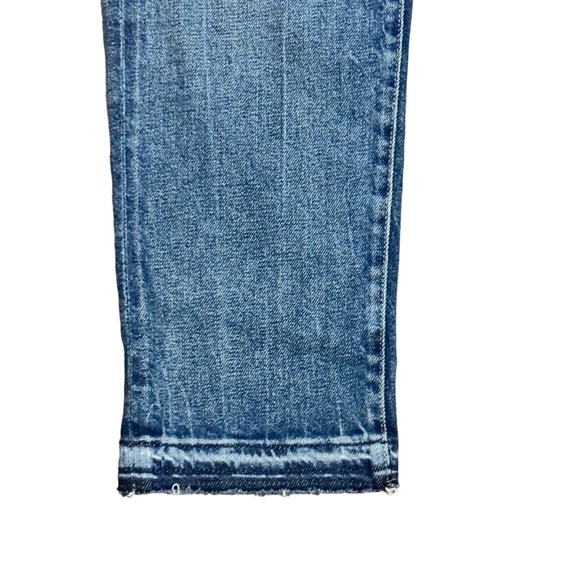 NWT Parker Smith Stretch High Rise Cropped Straight Jeans Blue Women's Size 28 - Picture 5 of 8